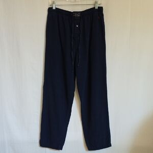 Polo Ralph Lauren Mens Dark Blue Cotton Joggers.  Size Medium
